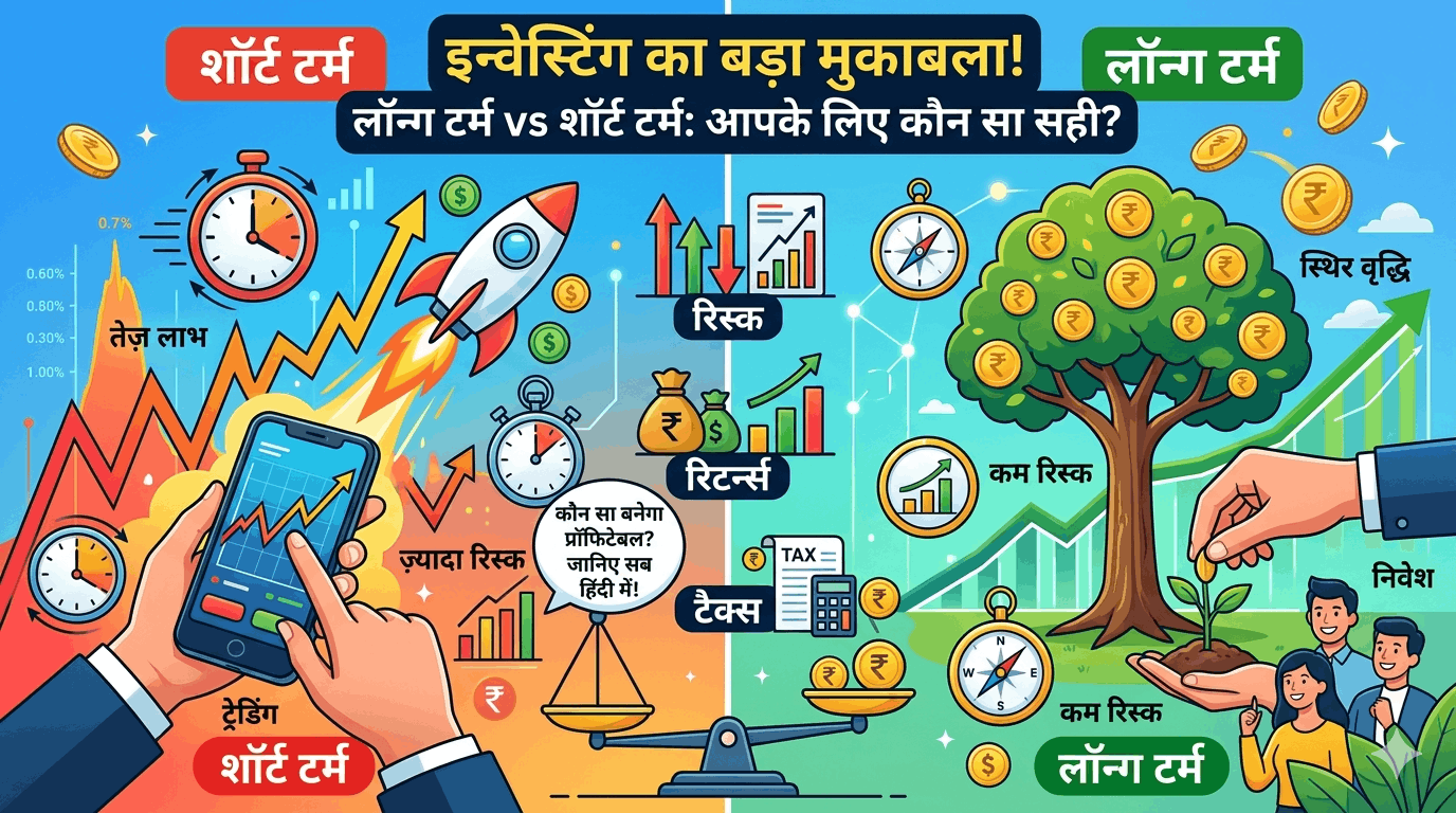 Long term vs Short term Investing Hindi Guide 2026