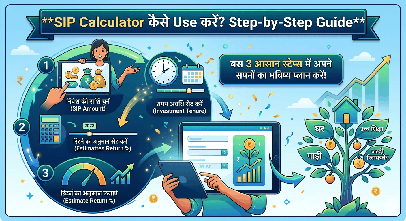 SIP Calculator कैसे Use करें