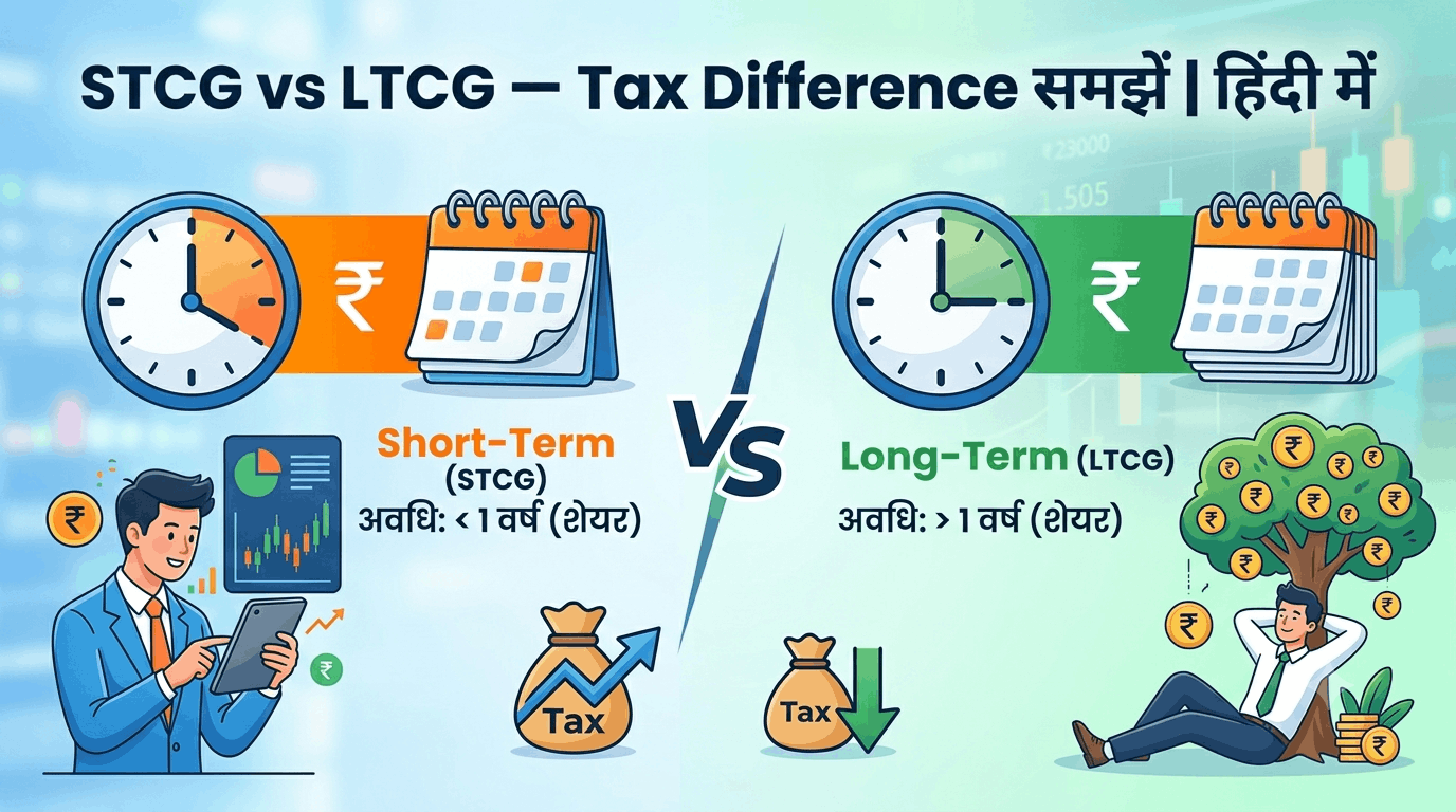 STCG vs LTCG hindi