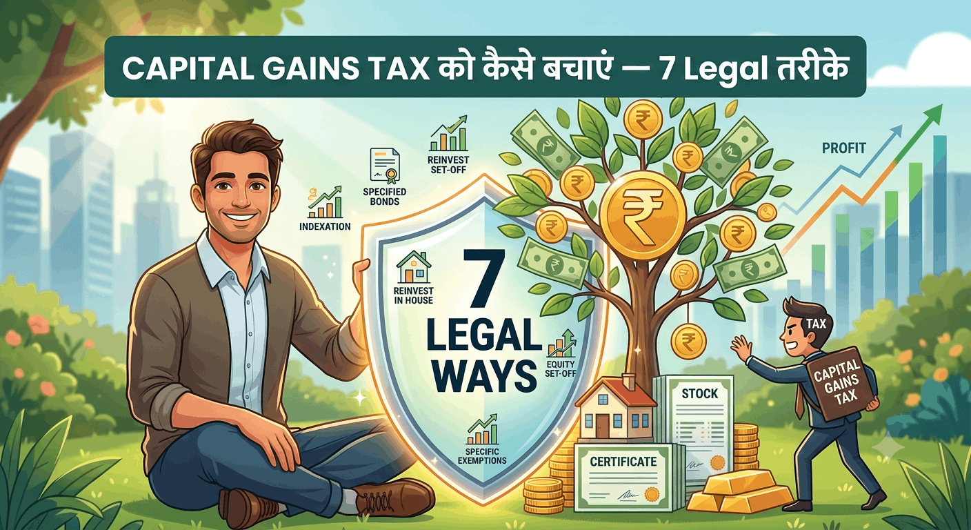 capital gains tax kaise bachayein legal