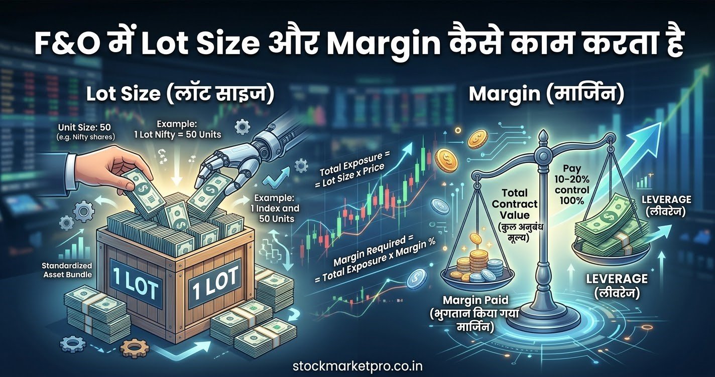 F&O Lot Size और Margin कैसे तय होता है? पूरी गाइड
